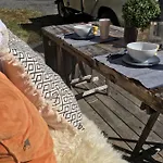 Villaer Lofoten Fjord Saupstad (Vestvagoy)